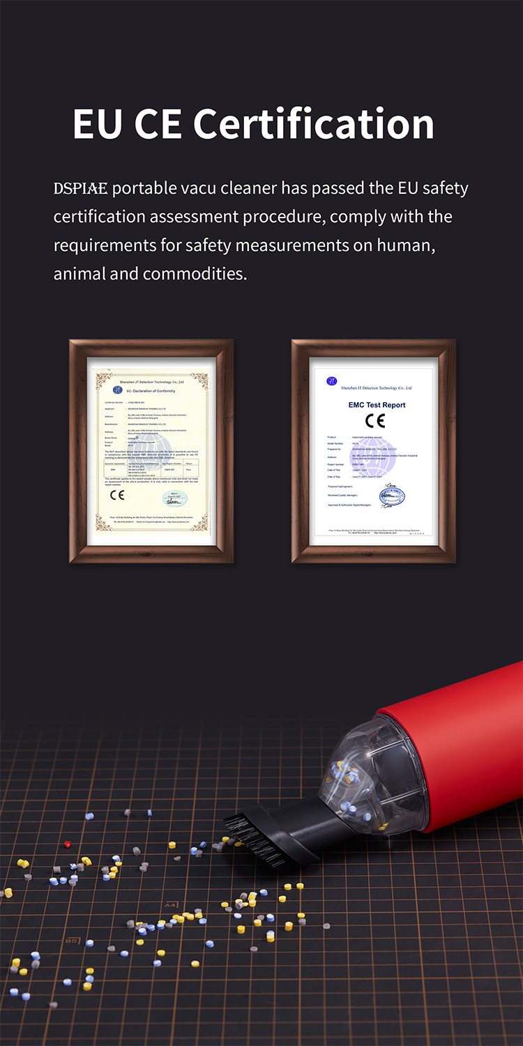 DSPIAE Portable Handheld Vacuum Cleaner