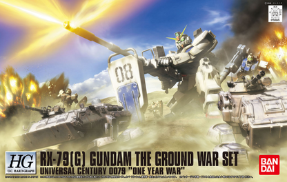 Bandai Hobby HGUC 1/144 RX-79G Gundam The Ground War Set