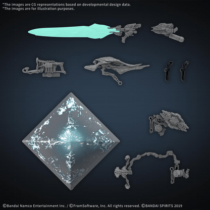 (Pre-Order )  ETA June-July 2027 30MM ARMORED CORE Ⅵ FIRES OF RUBICON SCHNEIDER NACHTREIHER/40E DUAL NATURE