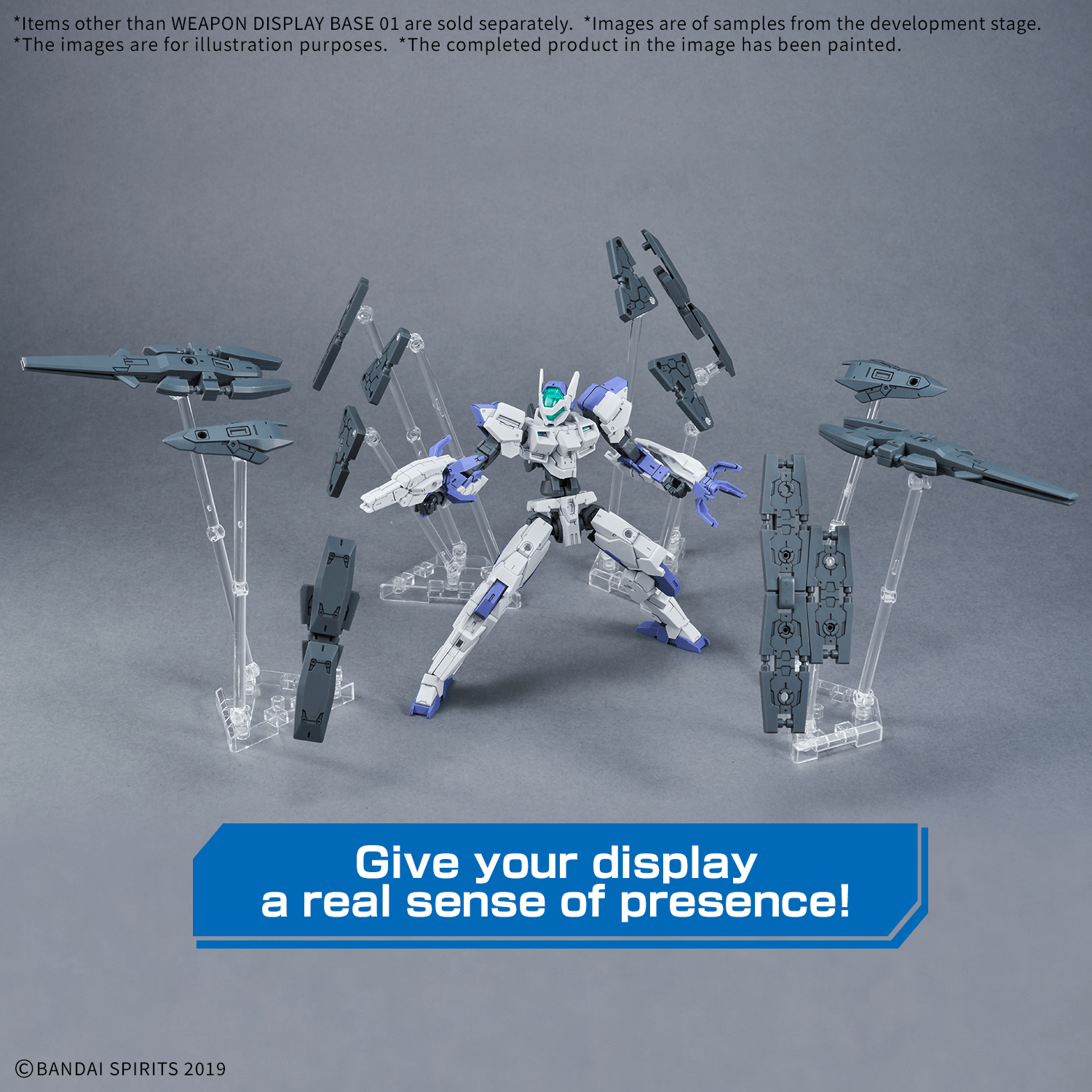 BANDAI ACTION WEAPON DISPLAY BASE 01