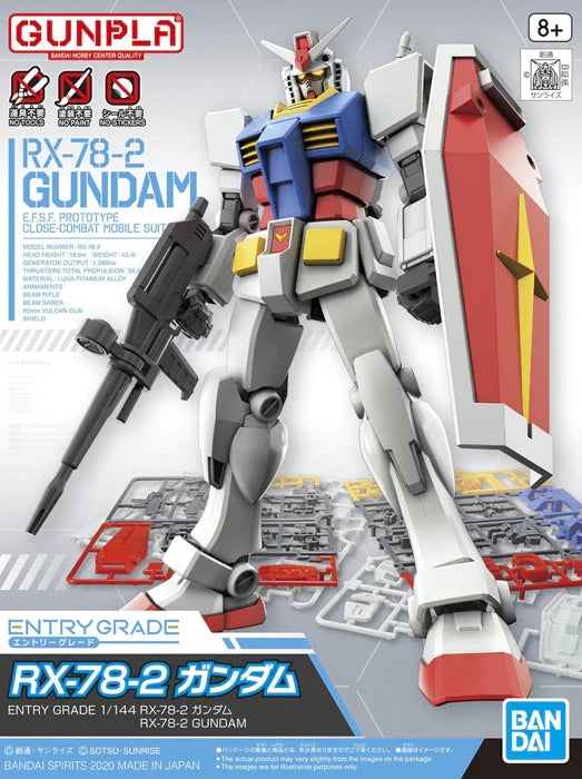 ENTRY GRADE 1/144 RX-78-2 GUNDAM - Gundam Extra-Your BEST Gunpla Supplier