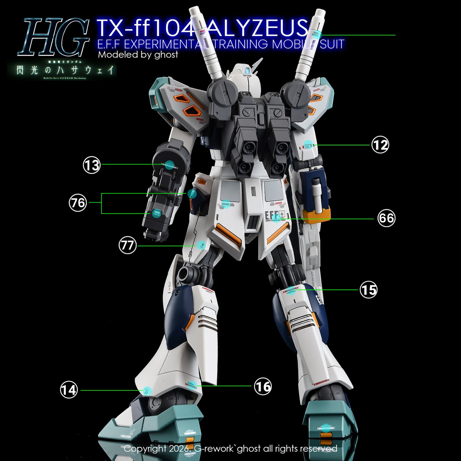 G-Rework Decal [HG] TX-ff104 ALYZEUS