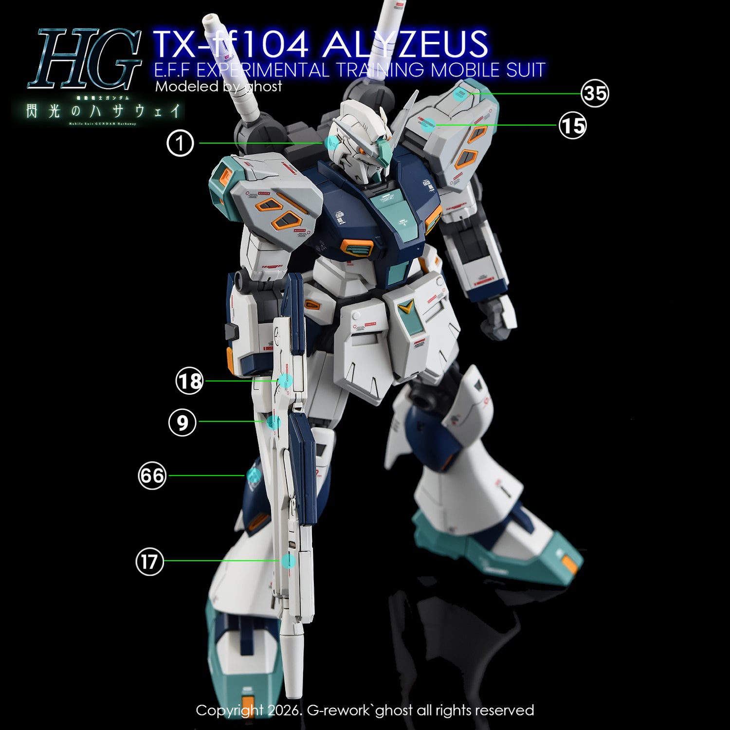 G-Rework Decal [HG] TX-ff104 ALYZEUS