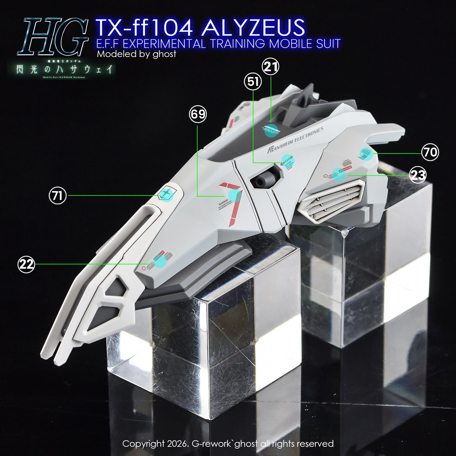 G-Rework Decal [HG] TX-ff104 ALYZEUS