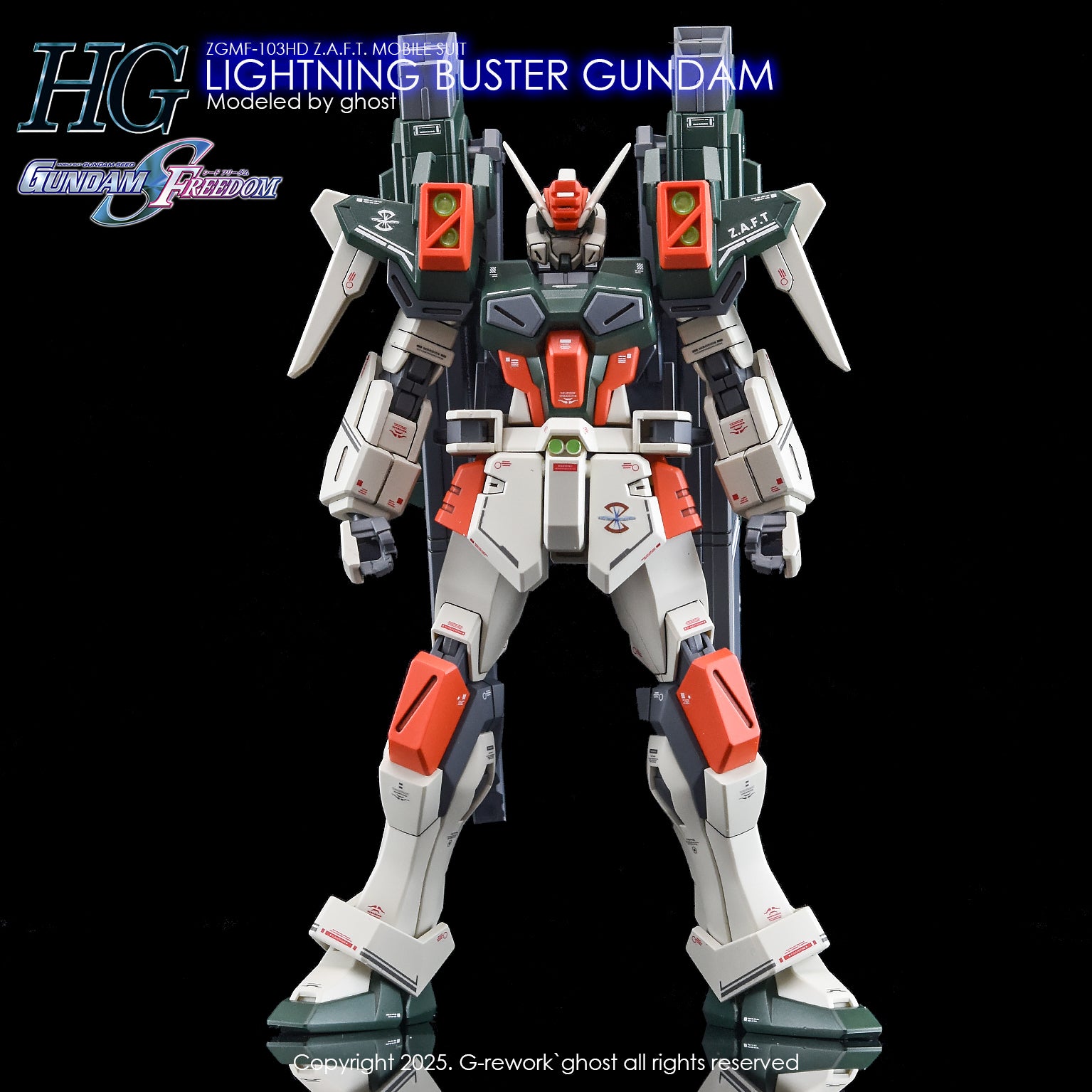 G-Rework HG] [SEED] LIGHTING BUSTER GUNDAM