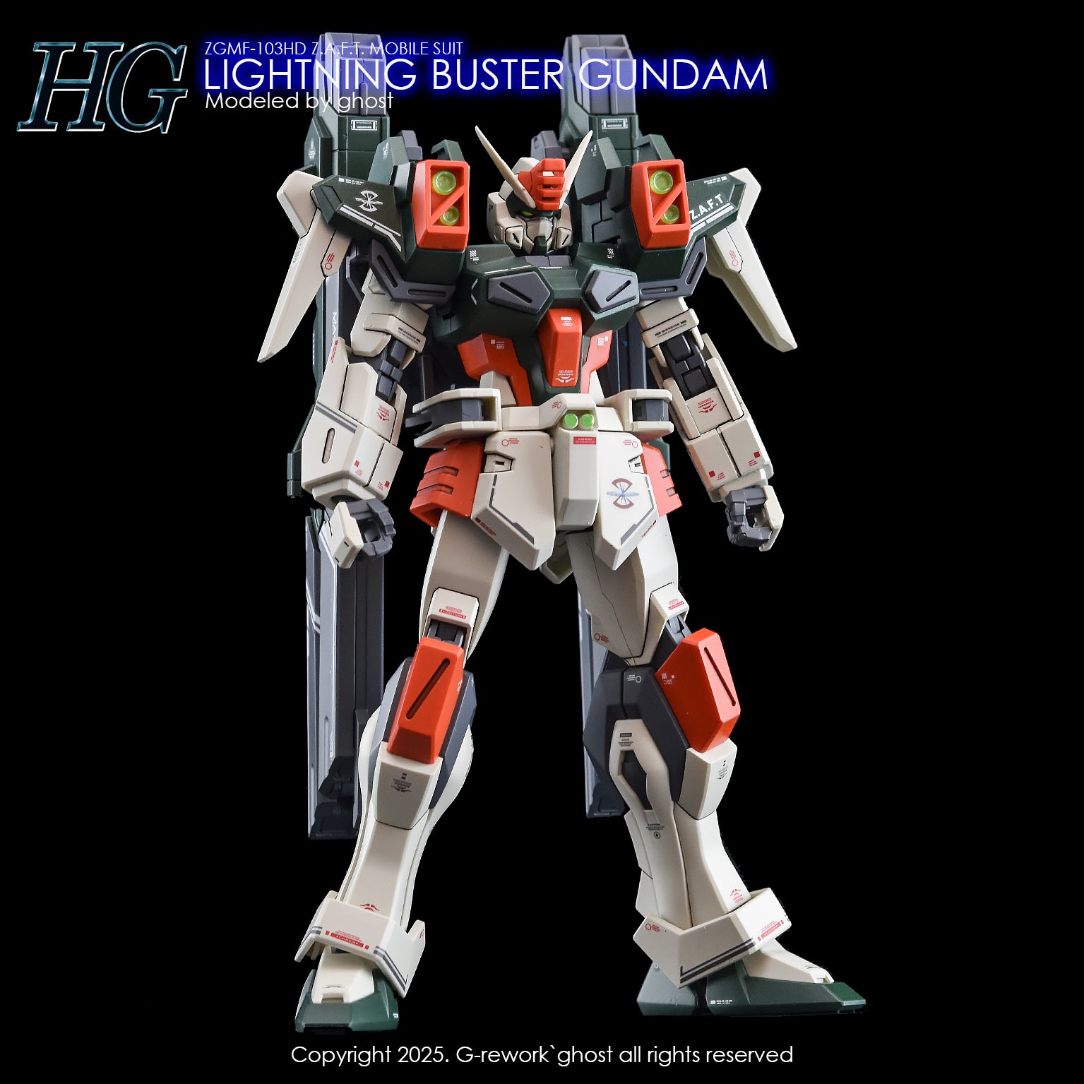 G-Rework HG] [SEED] LIGHTING BUSTER GUNDAM