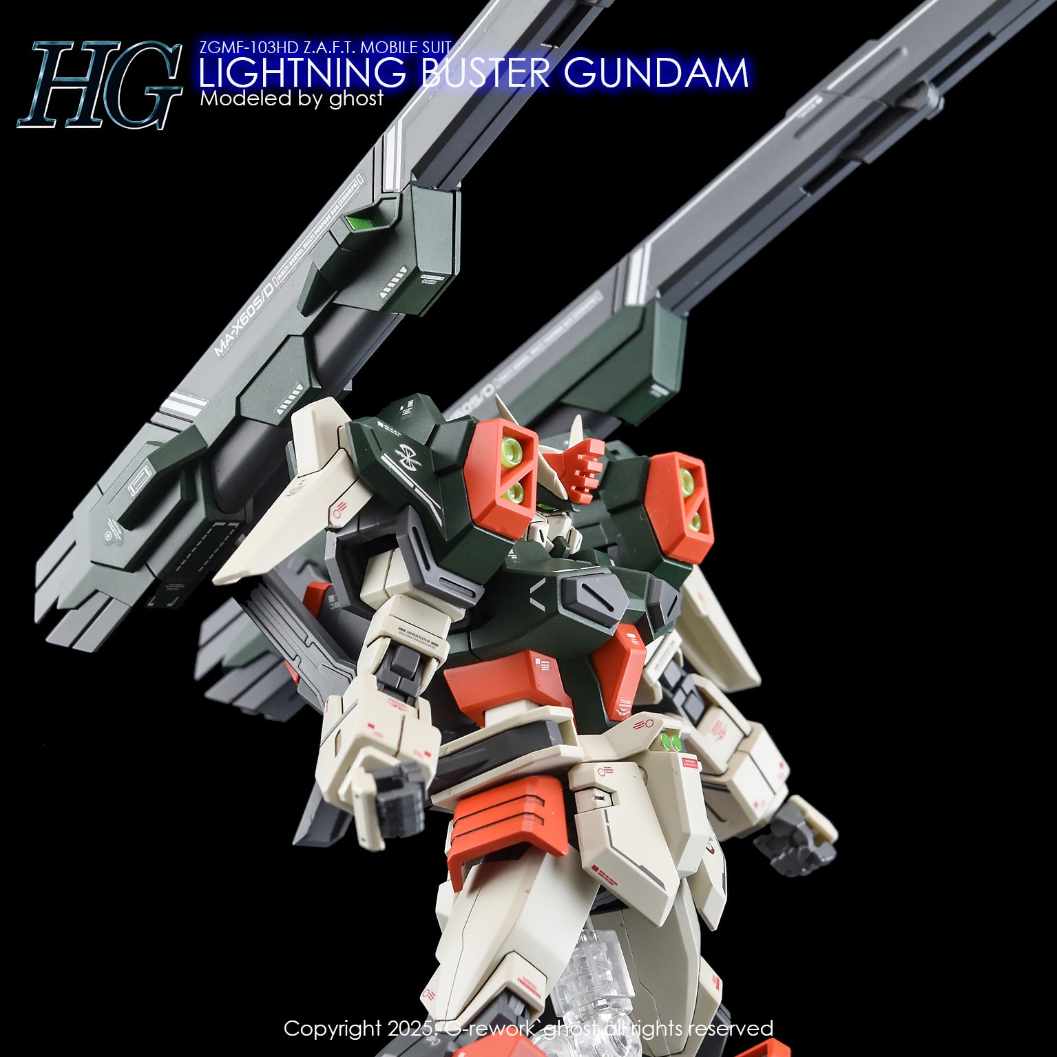 G-Rework HG] [SEED] LIGHTING BUSTER GUNDAM