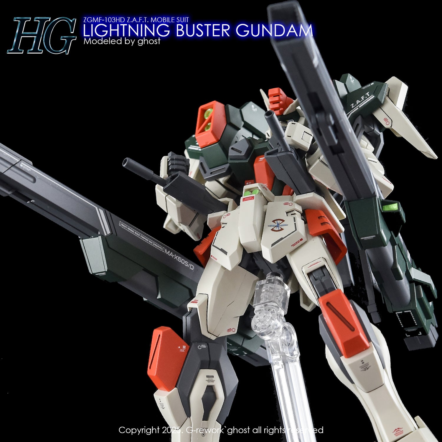 G-Rework HG] [SEED] LIGHTING BUSTER GUNDAM