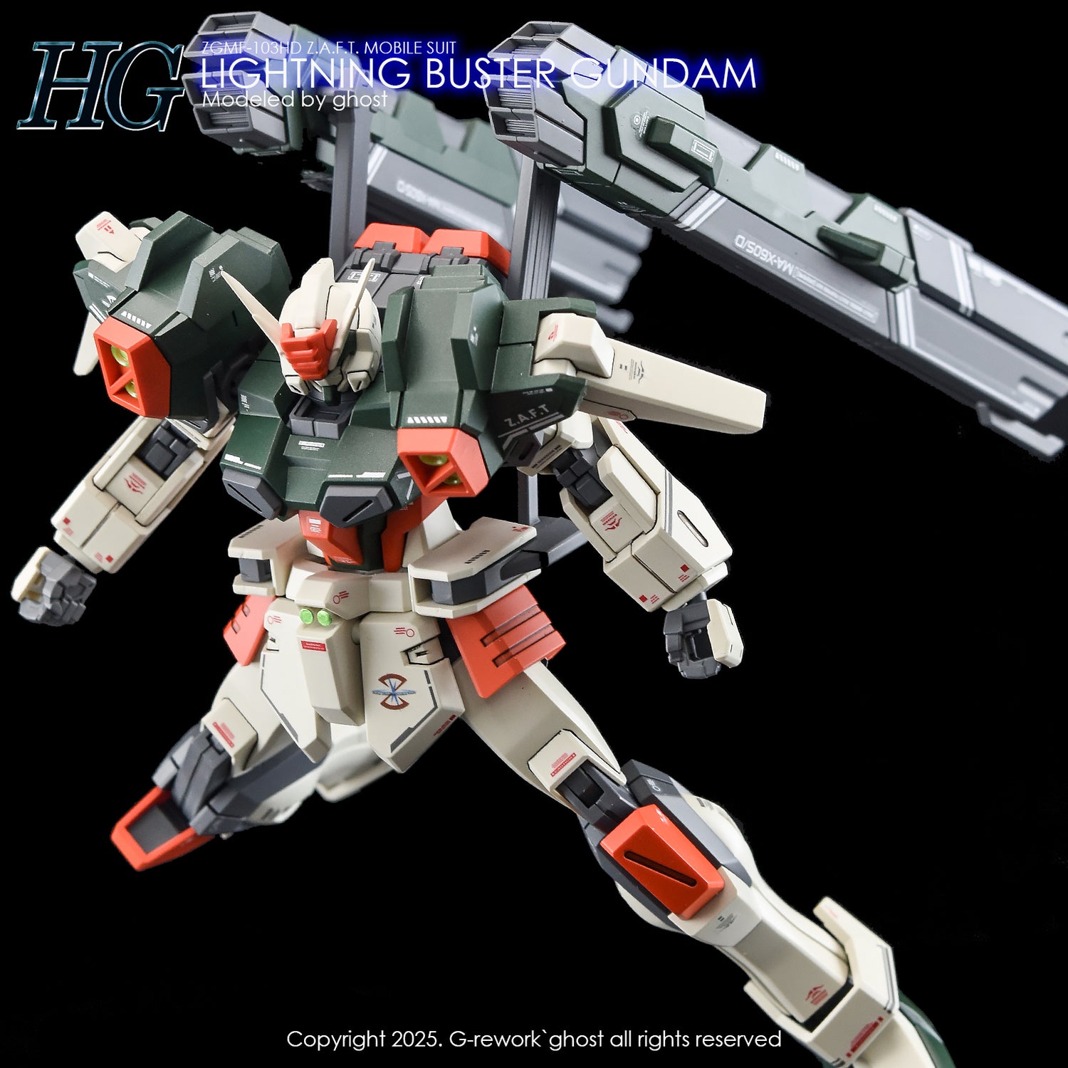 G-Rework HG] [SEED] LIGHTING BUSTER GUNDAM