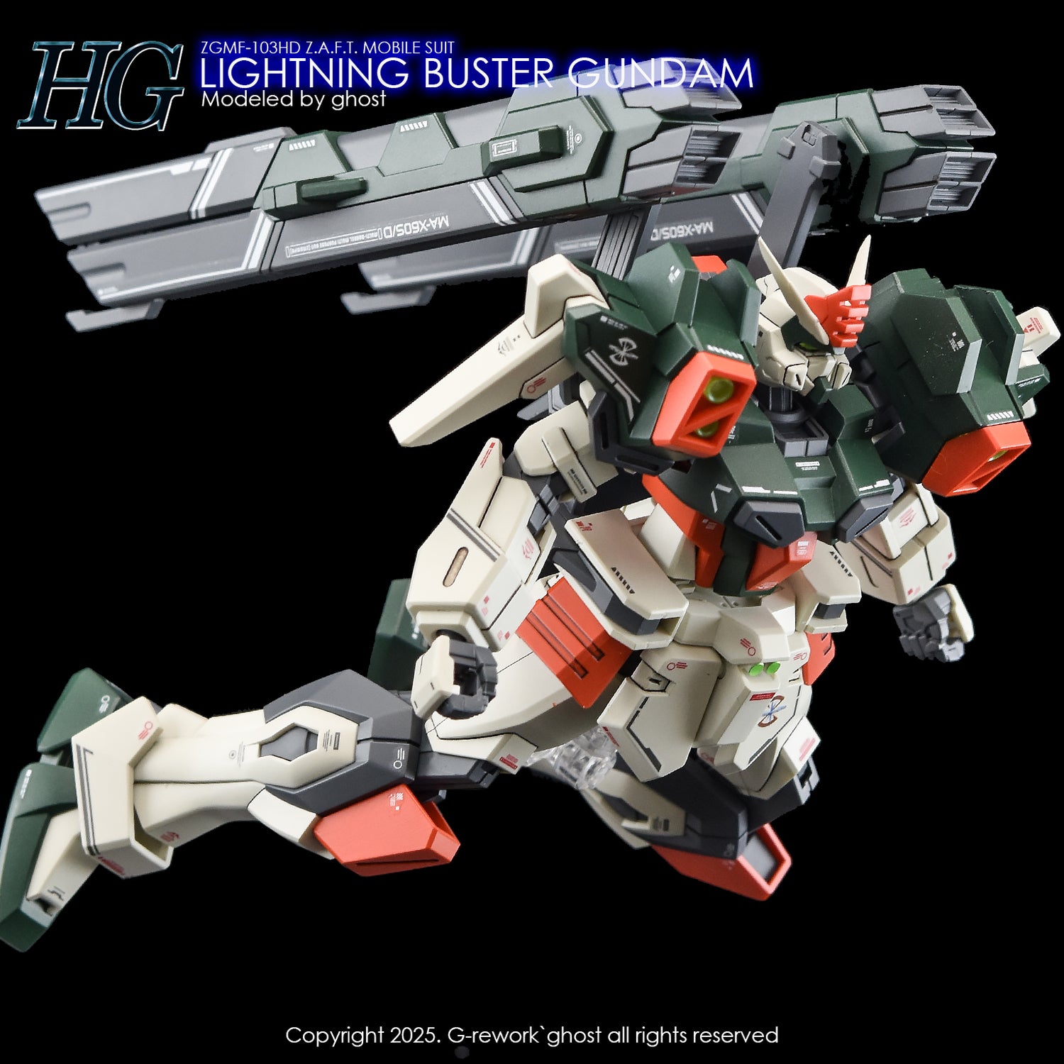 G-Rework HG] [SEED] LIGHTING BUSTER GUNDAM