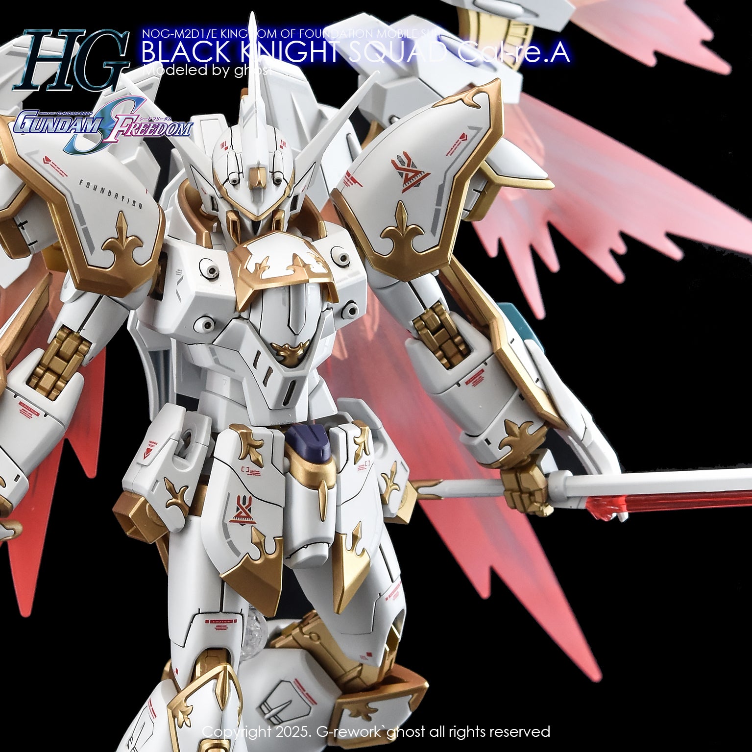 G-Rework [HG] [SEED] BLACK KNIGHT SQUAD Cal-re.A