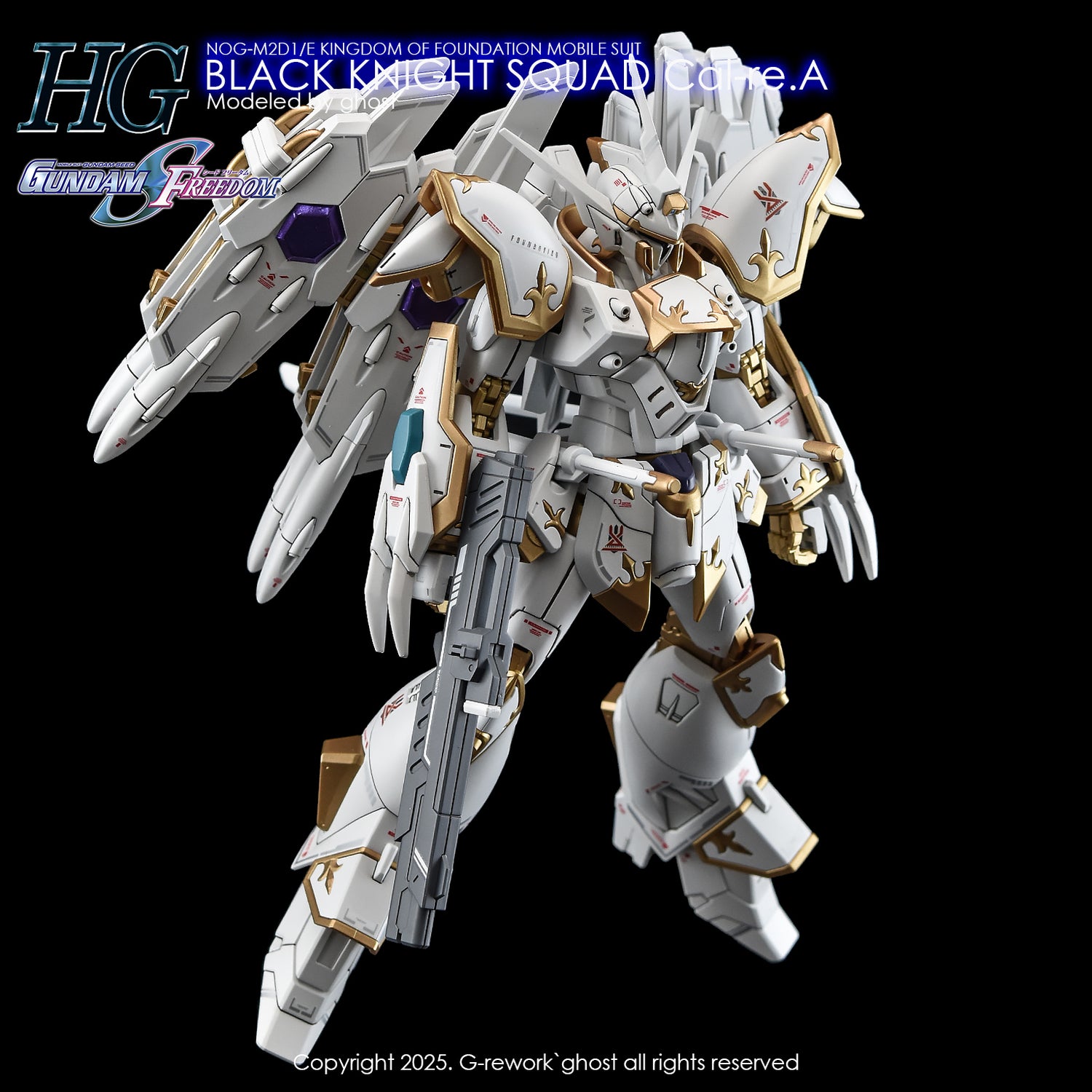 G-Rework [HG] [SEED] BLACK KNIGHT SQUAD Cal-re.A
