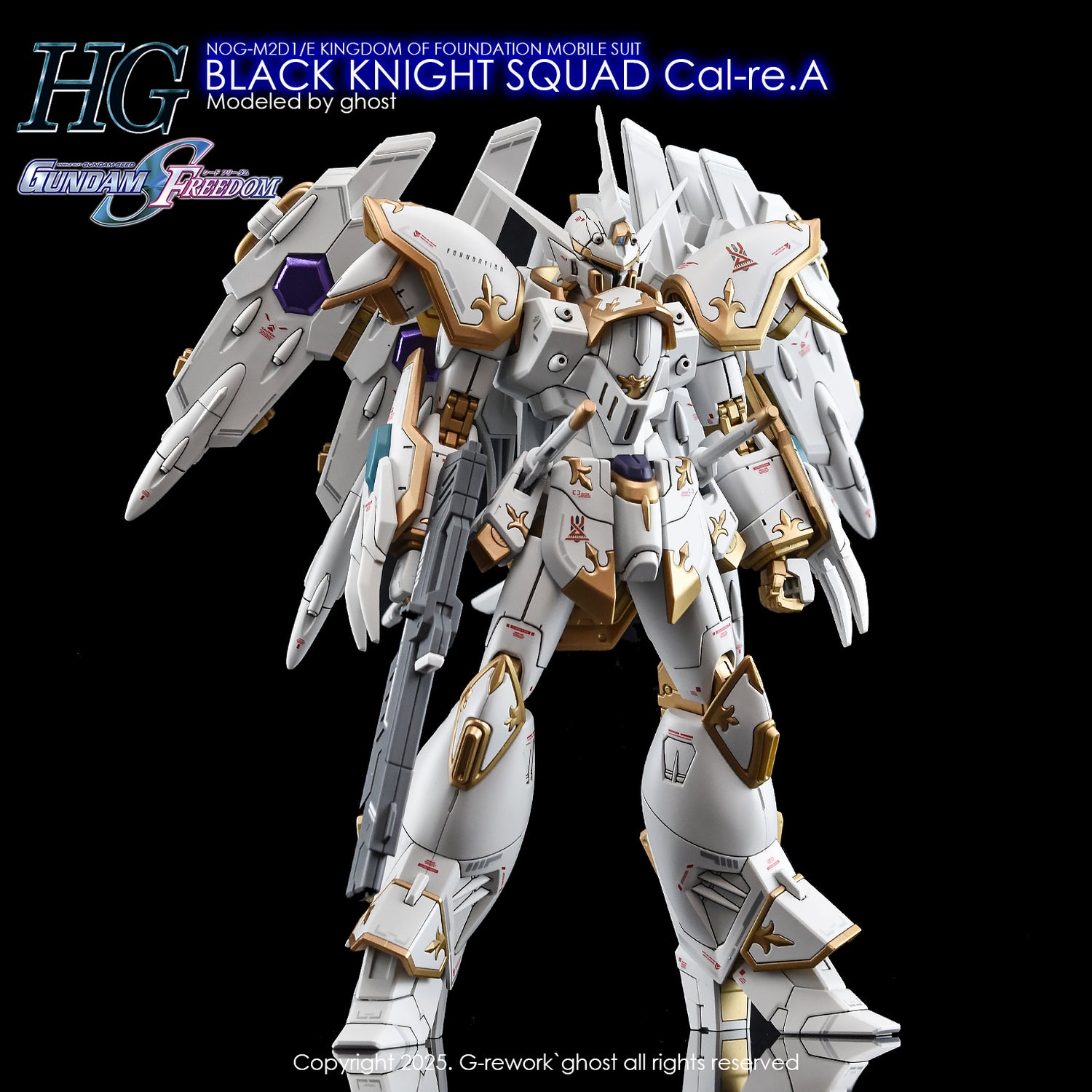 G-Rework [HG] [SEED] BLACK KNIGHT SQUAD Cal-re.A