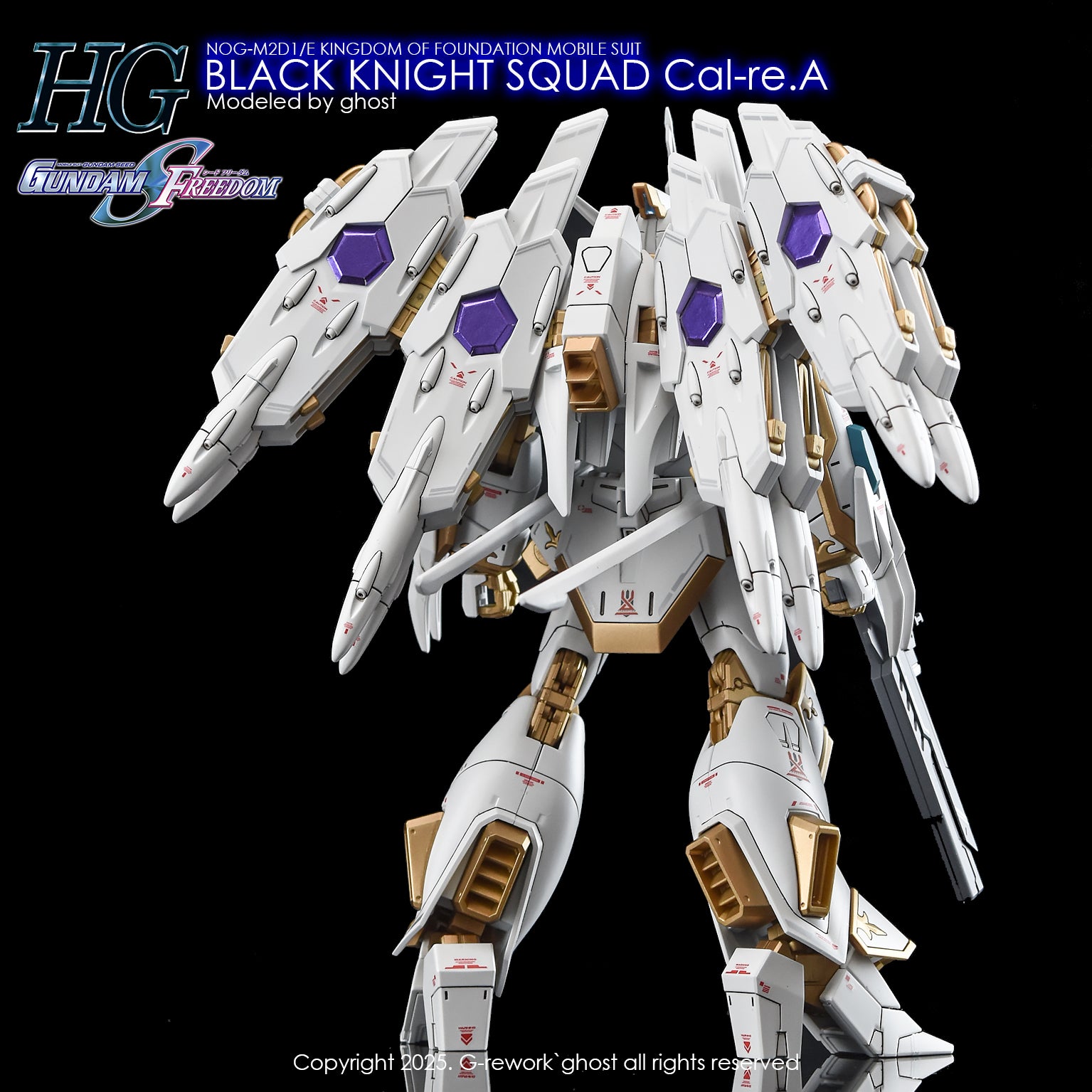 G-Rework [HG] [SEED] BLACK KNIGHT SQUAD Cal-re.A