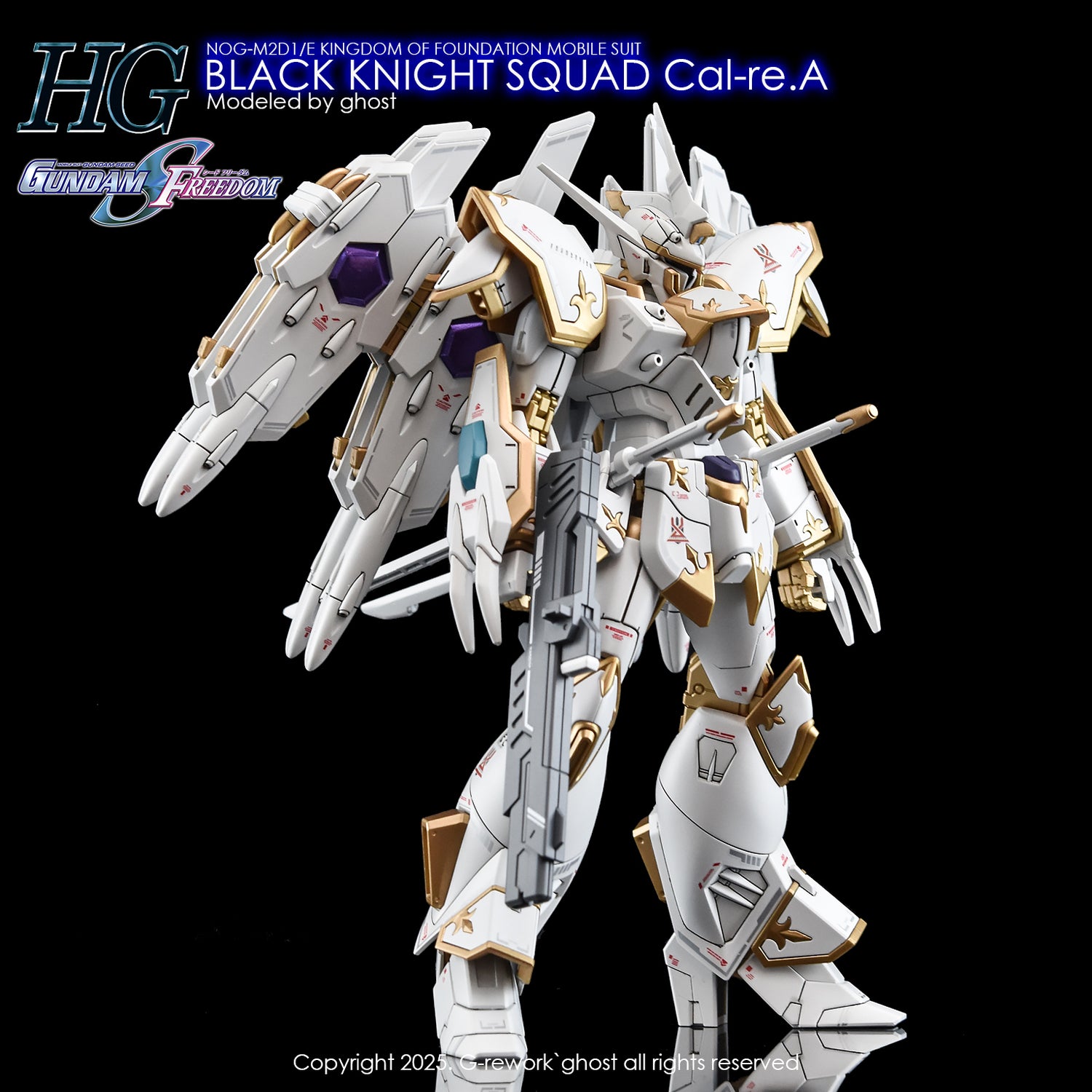 G-Rework [HG] [SEED] BLACK KNIGHT SQUAD Cal-re.A
