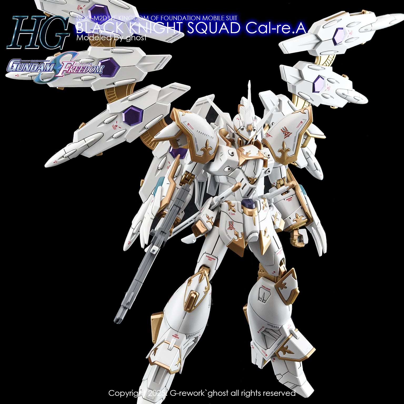 G-Rework [HG] [SEED] BLACK KNIGHT SQUAD Cal-re.A