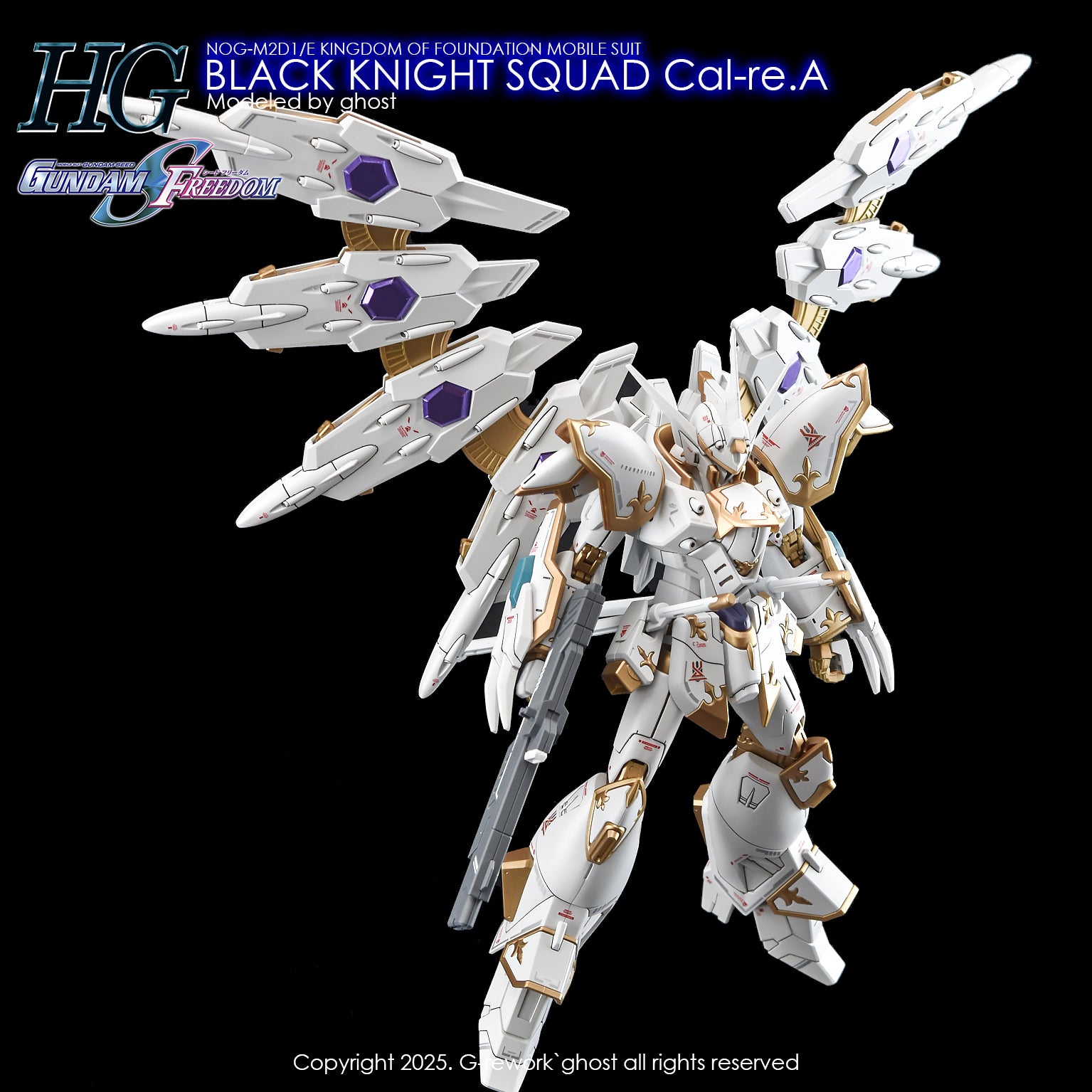 G-Rework [HG] [SEED] BLACK KNIGHT SQUAD Cal-re.A