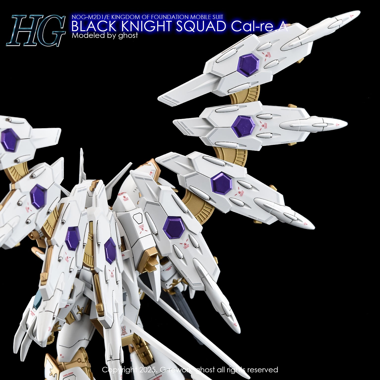 G-Rework [HG] [SEED] BLACK KNIGHT SQUAD Cal-re.A