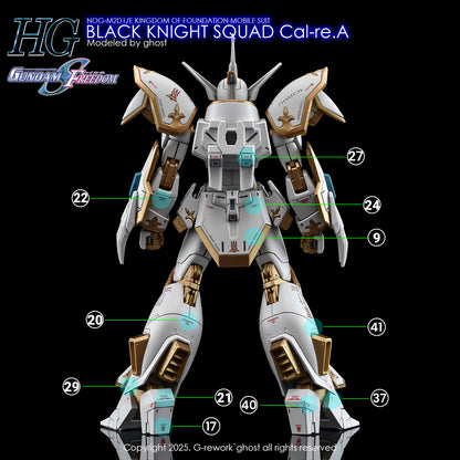 G-Rework [HG] [SEED] BLACK KNIGHT SQUAD Cal-re.A
