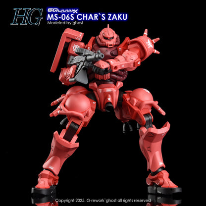 G-Rework Decal [HG] [GQX] CHAR`S ZAKU