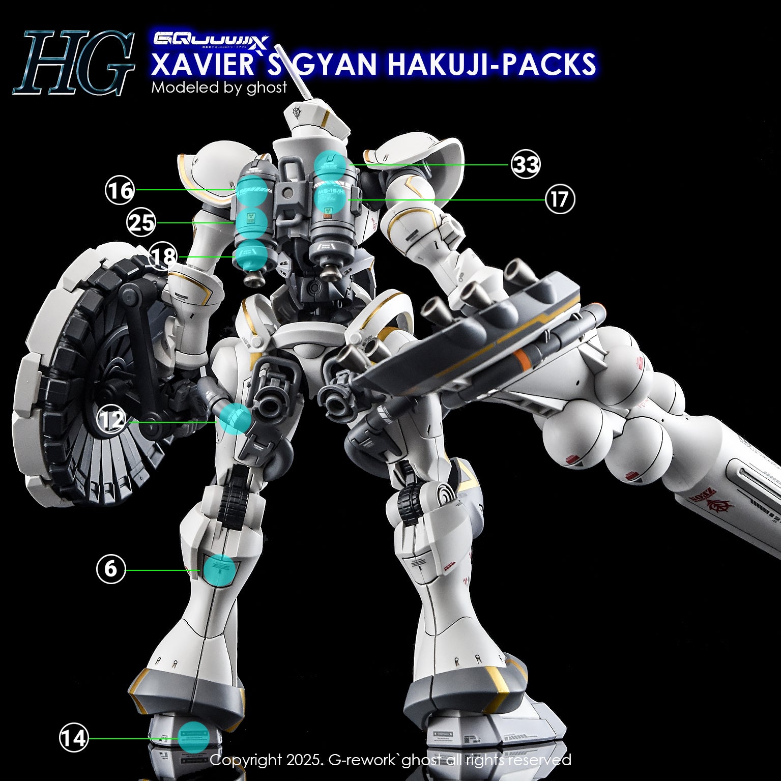 G-Rework [HG] [GQX] XAVIER`S GYAN HAKUJI-PACKS