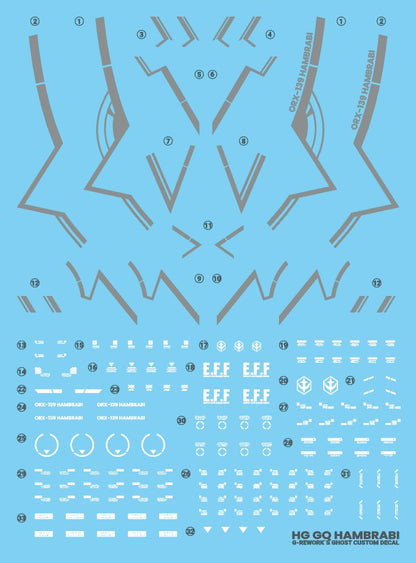 G-Rework Decal [HG] [GQX] HAMBRABI