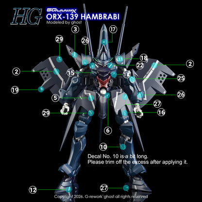 G-Rework Decal [HG] [GQX] HAMBRABI