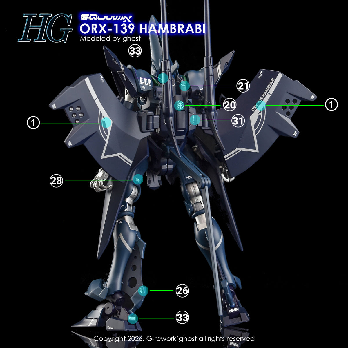 G-Rework Decal [HG] [GQX] HAMBRABI