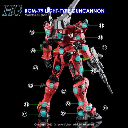 G-Rework [HG] [GQX] LIGHT-TYPE GUNCANNON