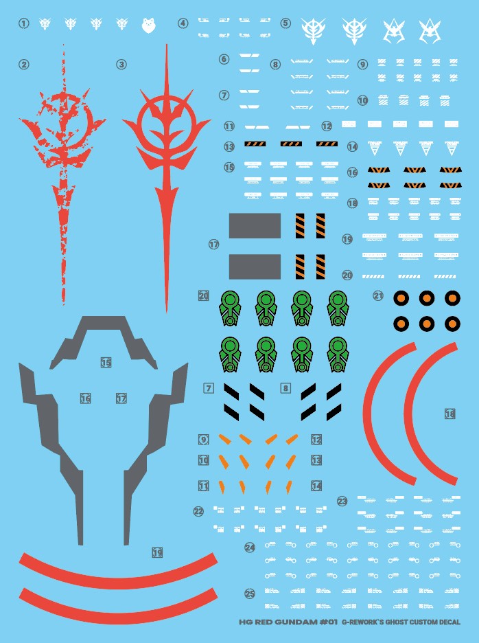 G-Rework [HG] [GQX] RED GUNDAM