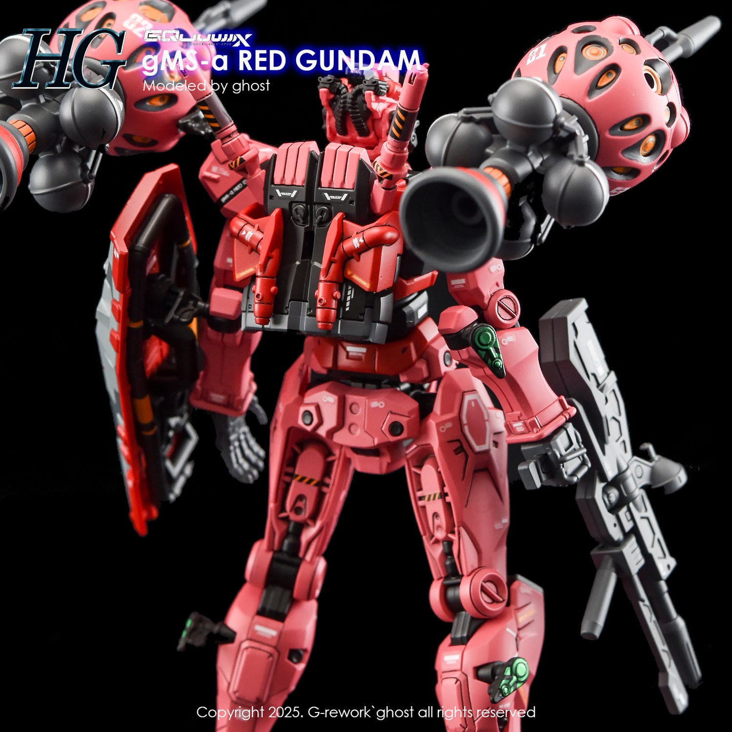 G-Rework [HG] [GQX] RED GUNDAM
