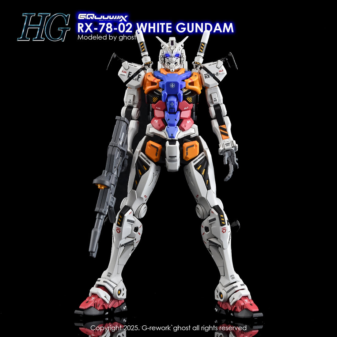 G-Rework Decal [HG] [GQX] WHITE GUNDAM