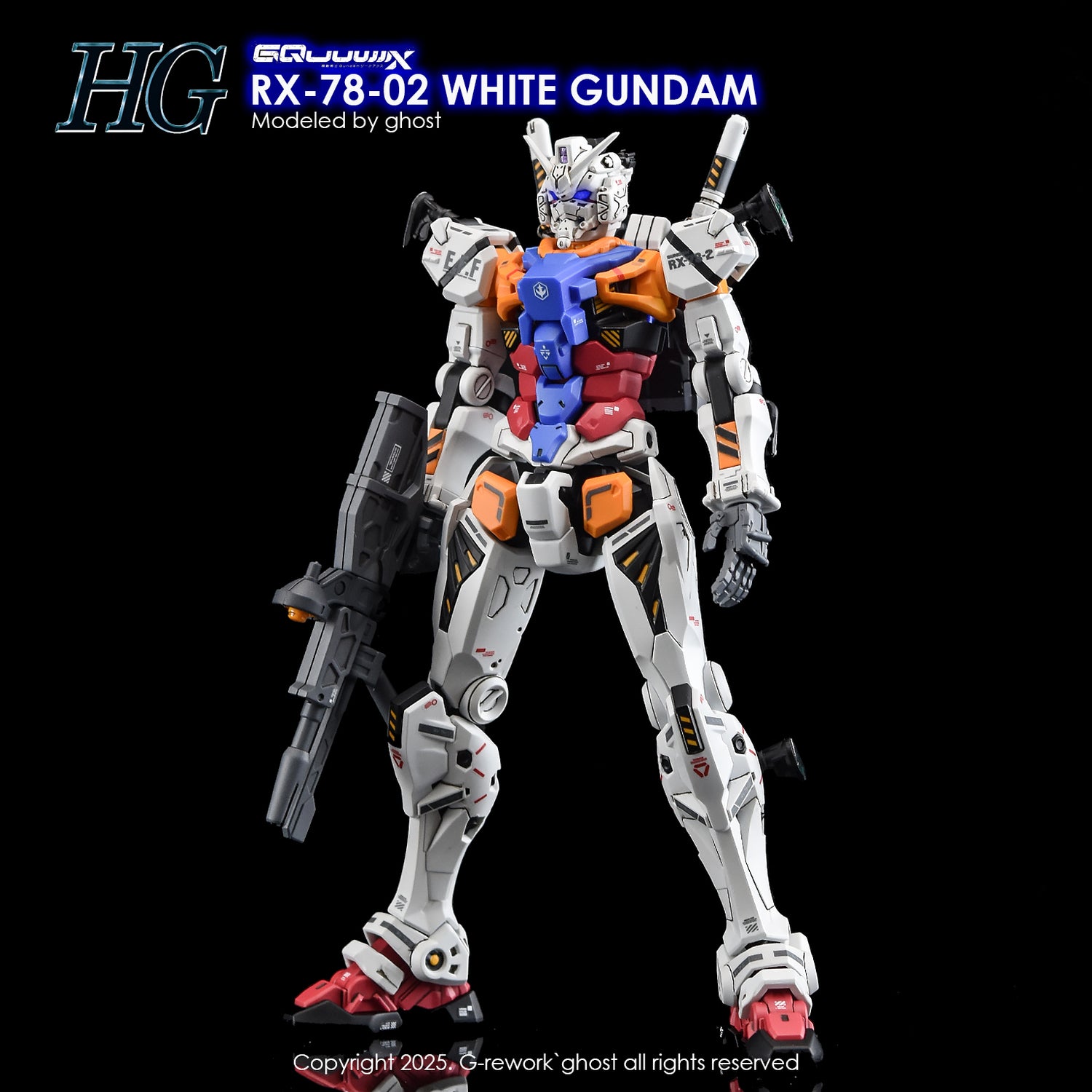 G-Rework Decal [HG] [GQX] WHITE GUNDAM