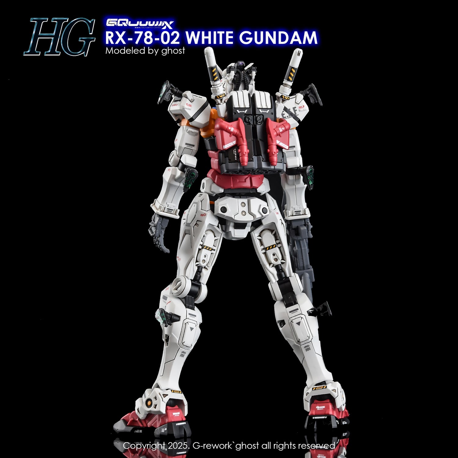 G-Rework Decal [HG] [GQX] WHITE GUNDAM