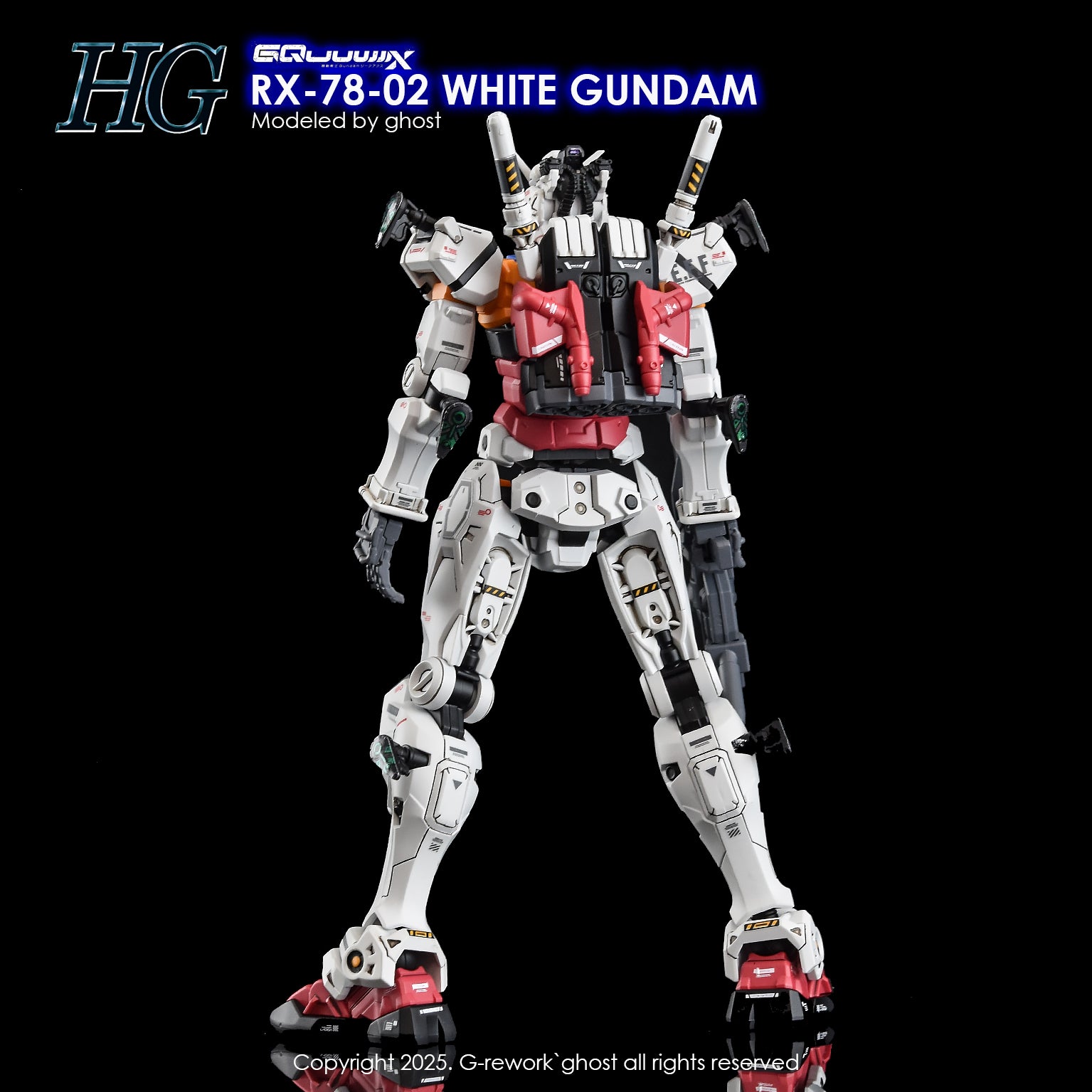 G-Rework Decal [HG] [GQX] WHITE GUNDAM