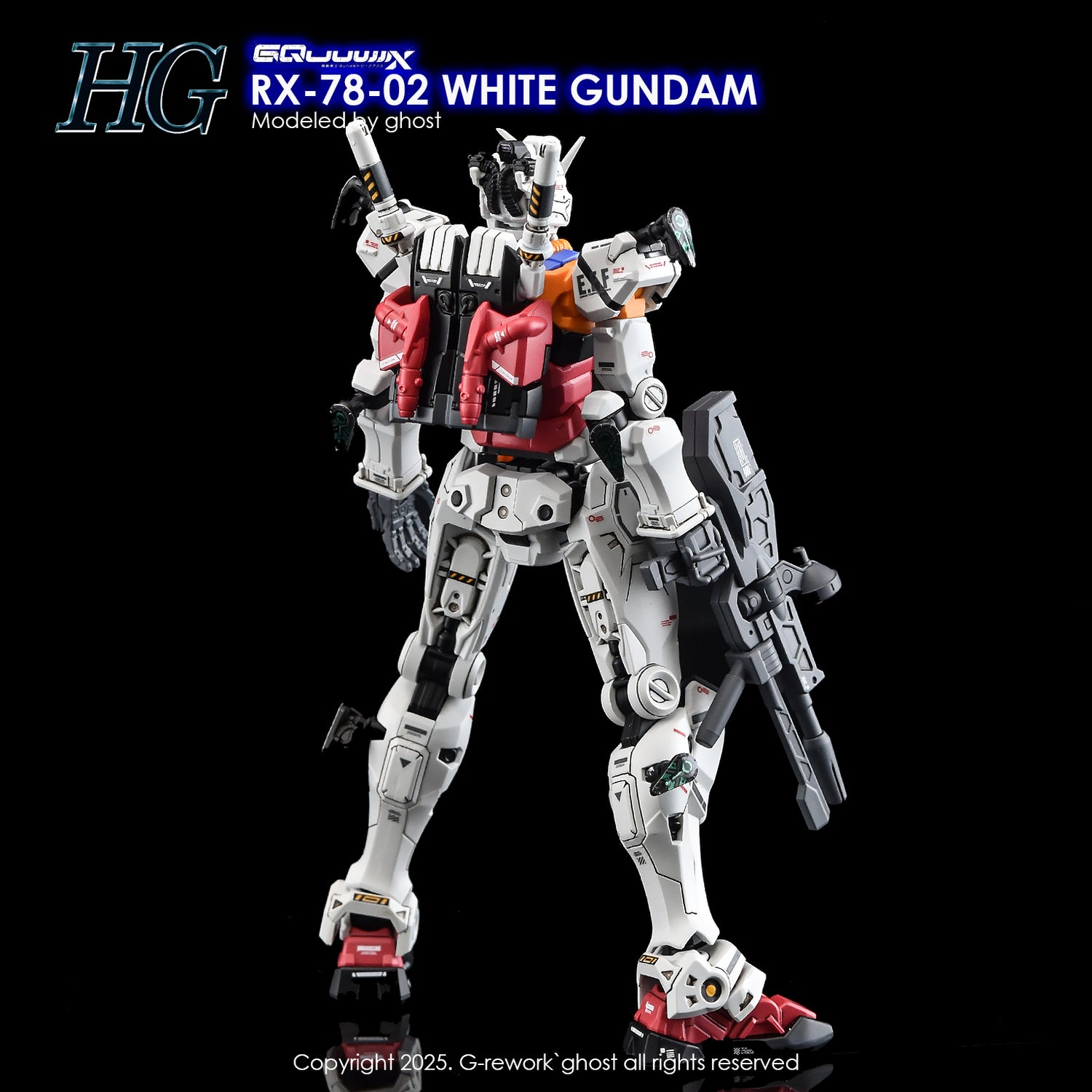 G-Rework Decal [HG] [GQX] WHITE GUNDAM