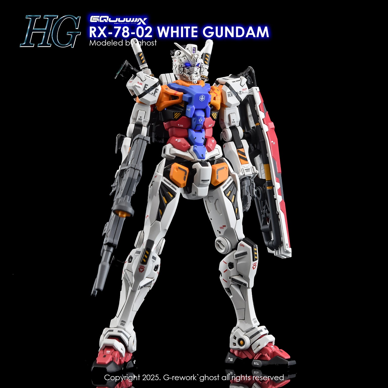 G-Rework Decal [HG] [GQX] WHITE GUNDAM