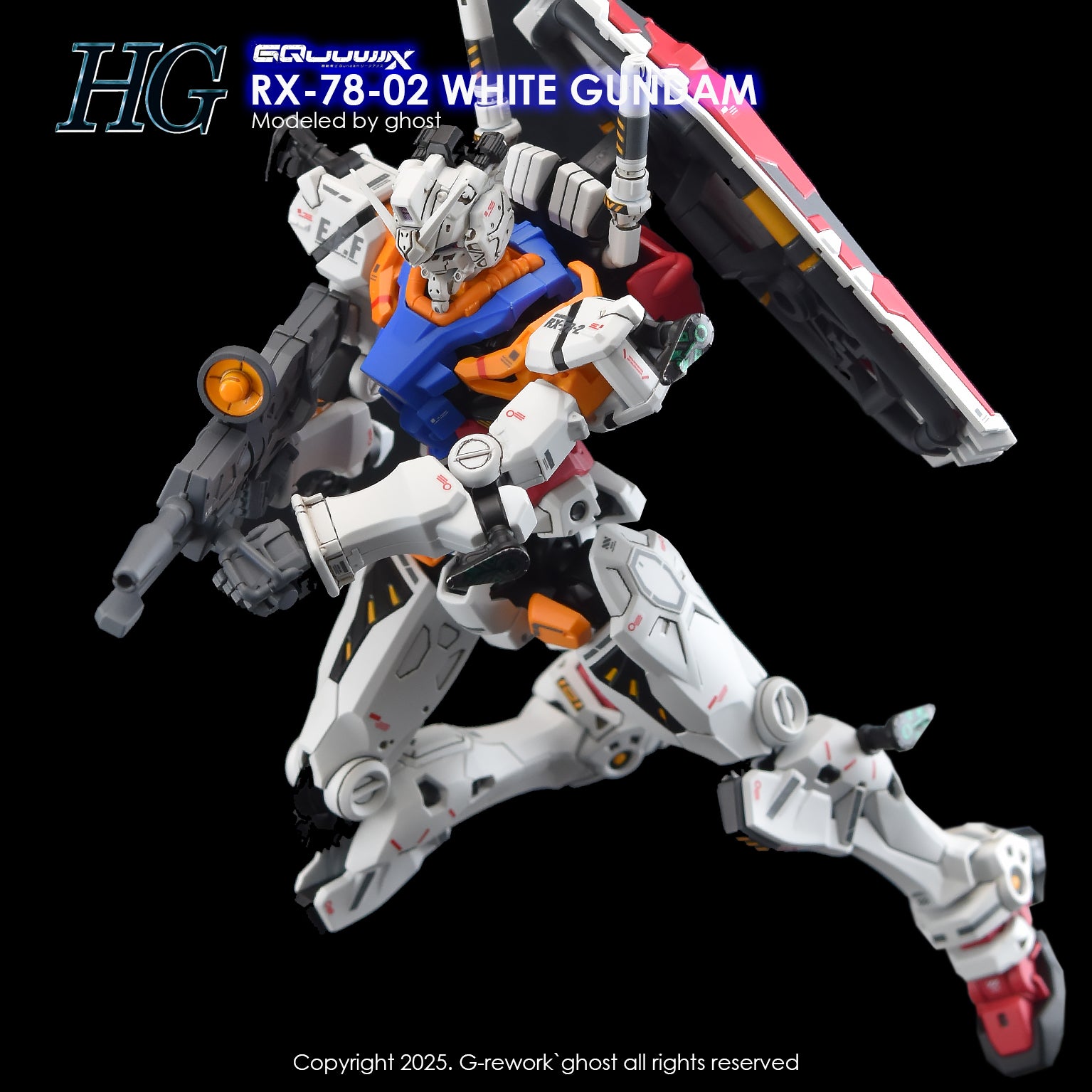 G-Rework Decal [HG] [GQX] WHITE GUNDAM