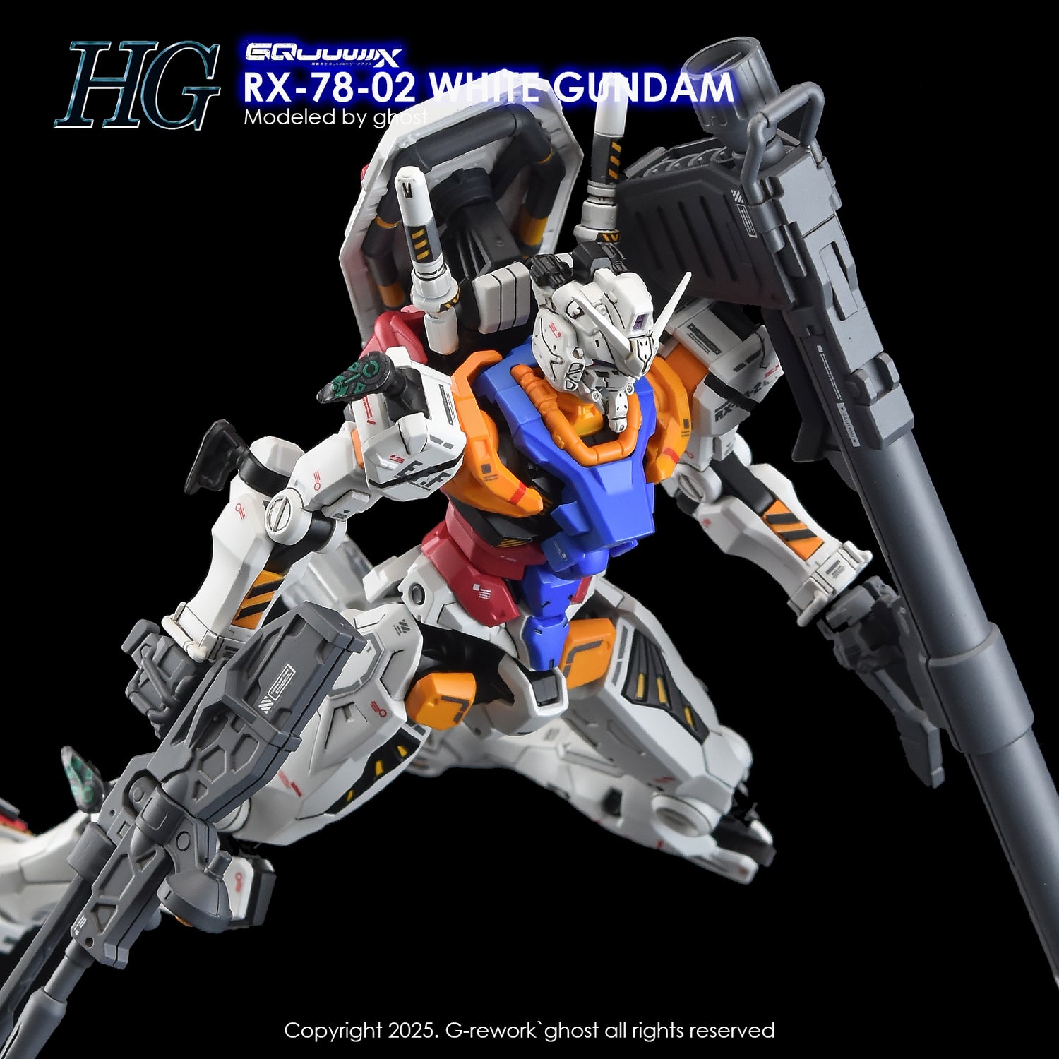 G-Rework Decal [HG] [GQX] WHITE GUNDAM