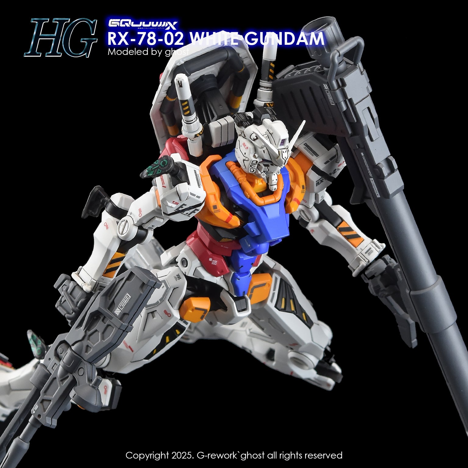 G-Rework Decal [HG] [GQX] WHITE GUNDAM