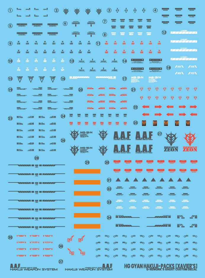 G-Rework [HG] [GQX] XAVIER`S GYAN HAKUJI-PACKS