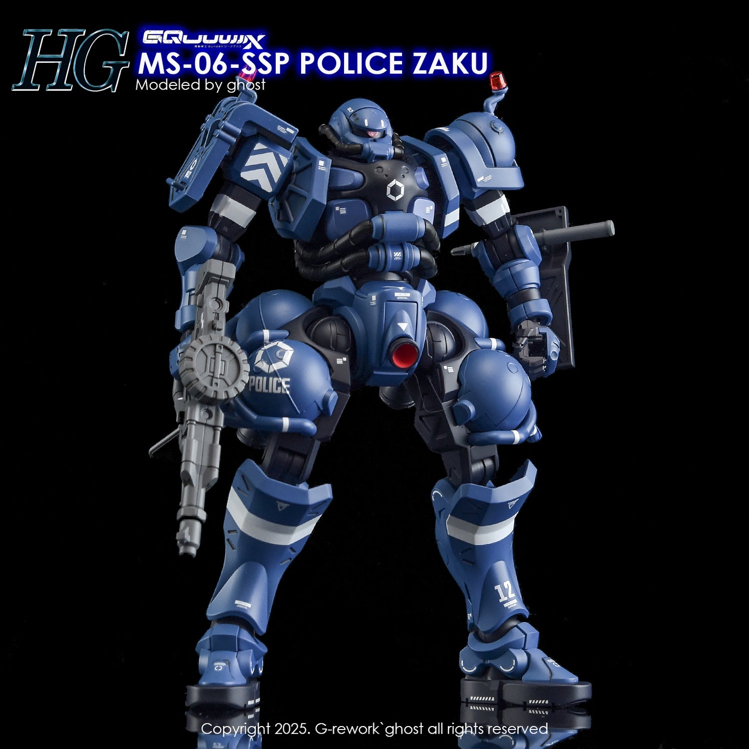 G-Rework [HG] GQuuuuuuX POLICE ZAKU