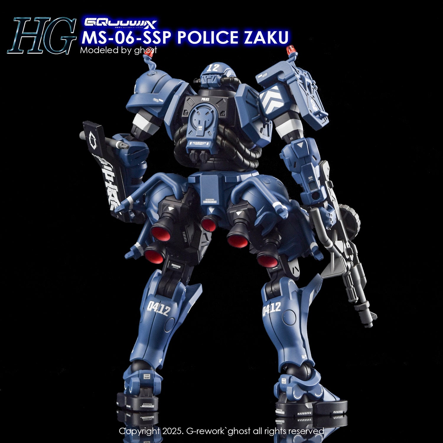 G-Rework [HG] GQuuuuuuX POLICE ZAKU