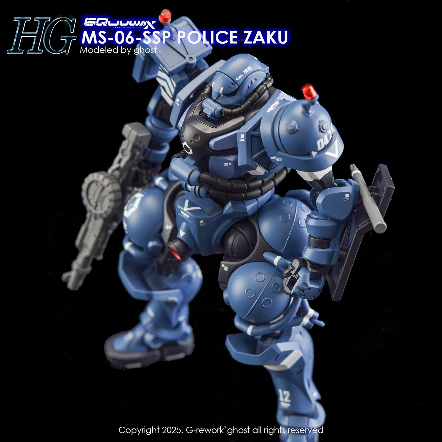 G-Rework [HG] GQuuuuuuX POLICE ZAKU