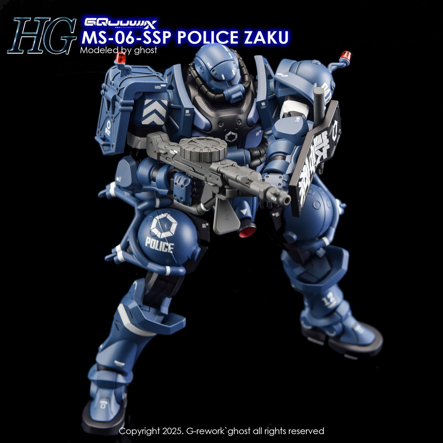 G-Rework [HG] GQuuuuuuX POLICE ZAKU