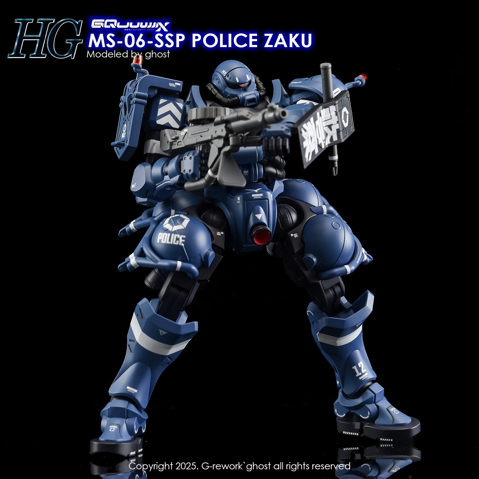 G-Rework [HG] GQuuuuuuX POLICE ZAKU