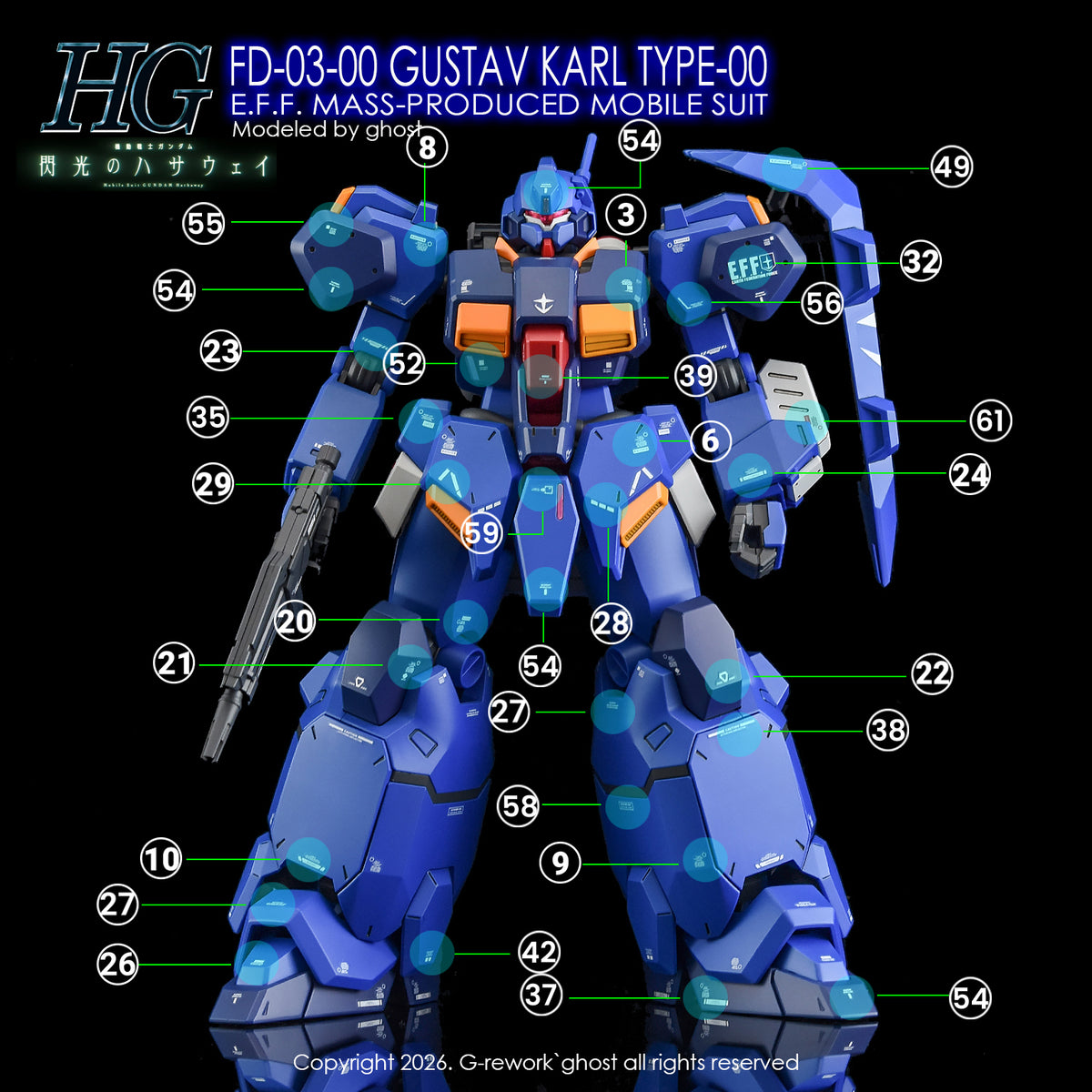 G-Rework Decal [HG] GUSTAV KARL TYPE-00