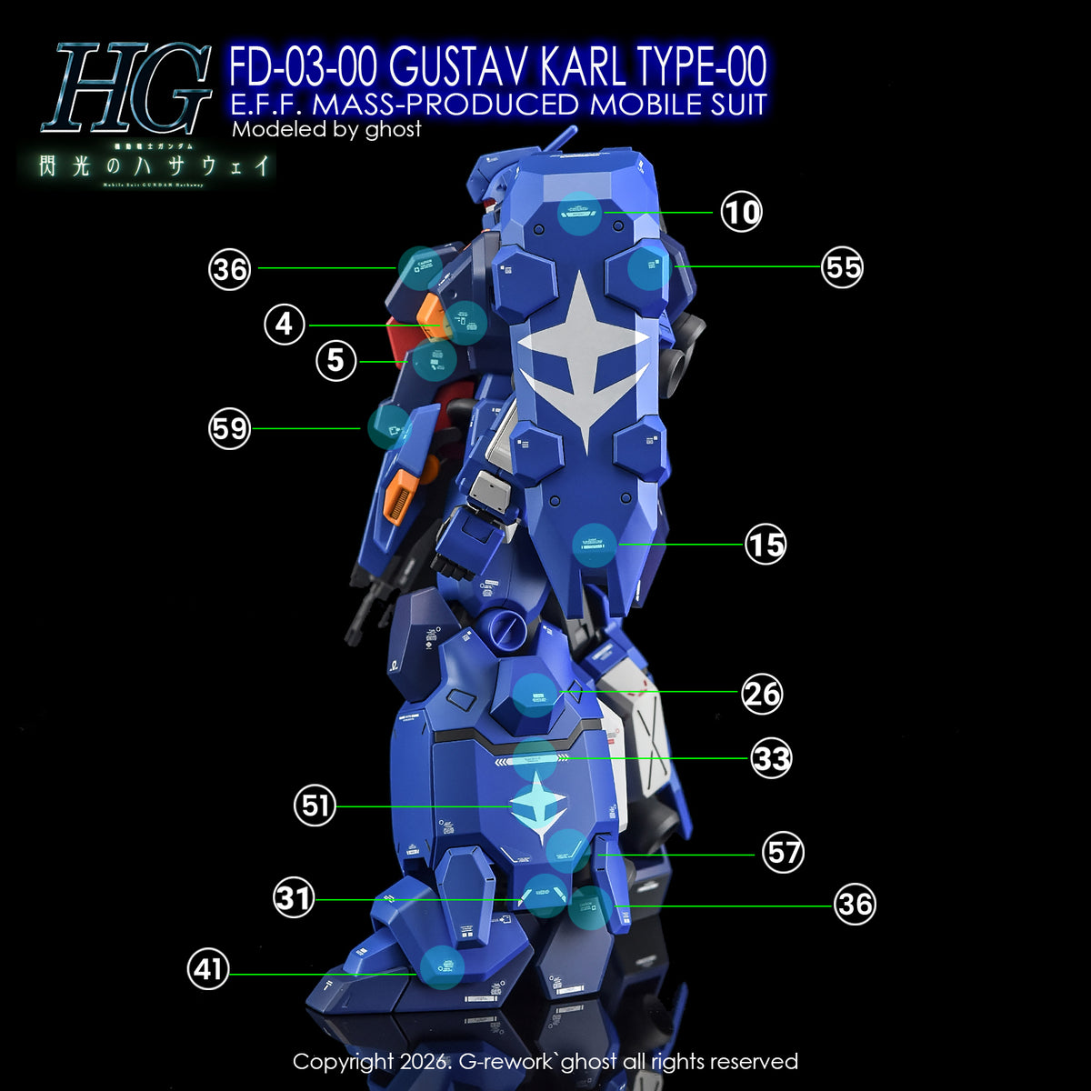 G-Rework Decal [HG] GUSTAV KARL TYPE-00