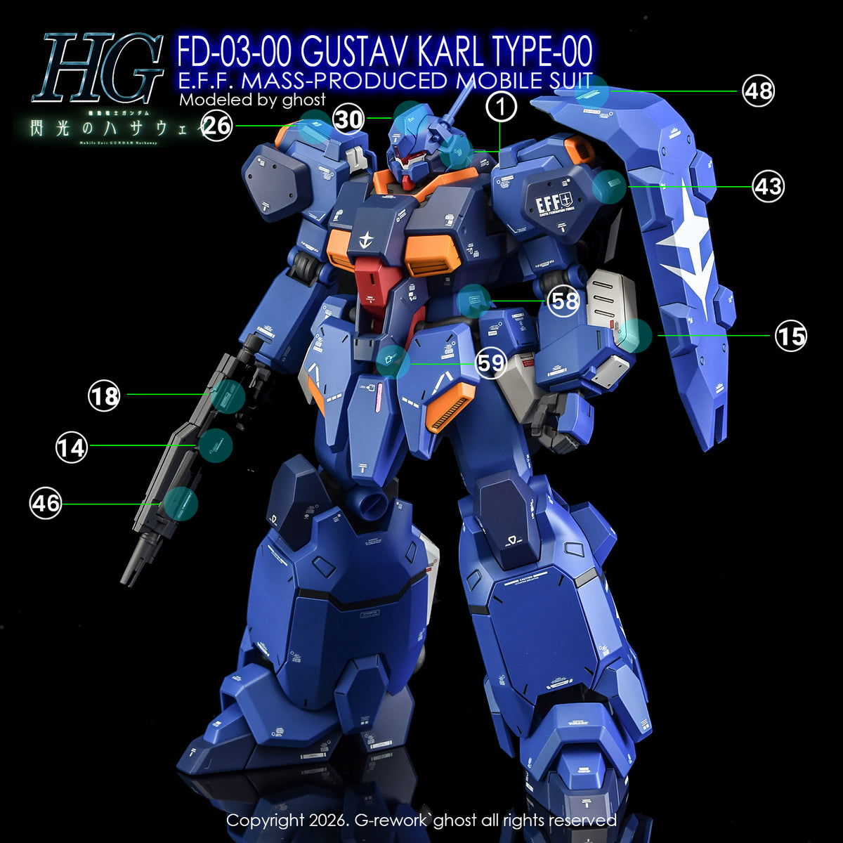 G-Rework Decal [HG] GUSTAV KARL TYPE-00