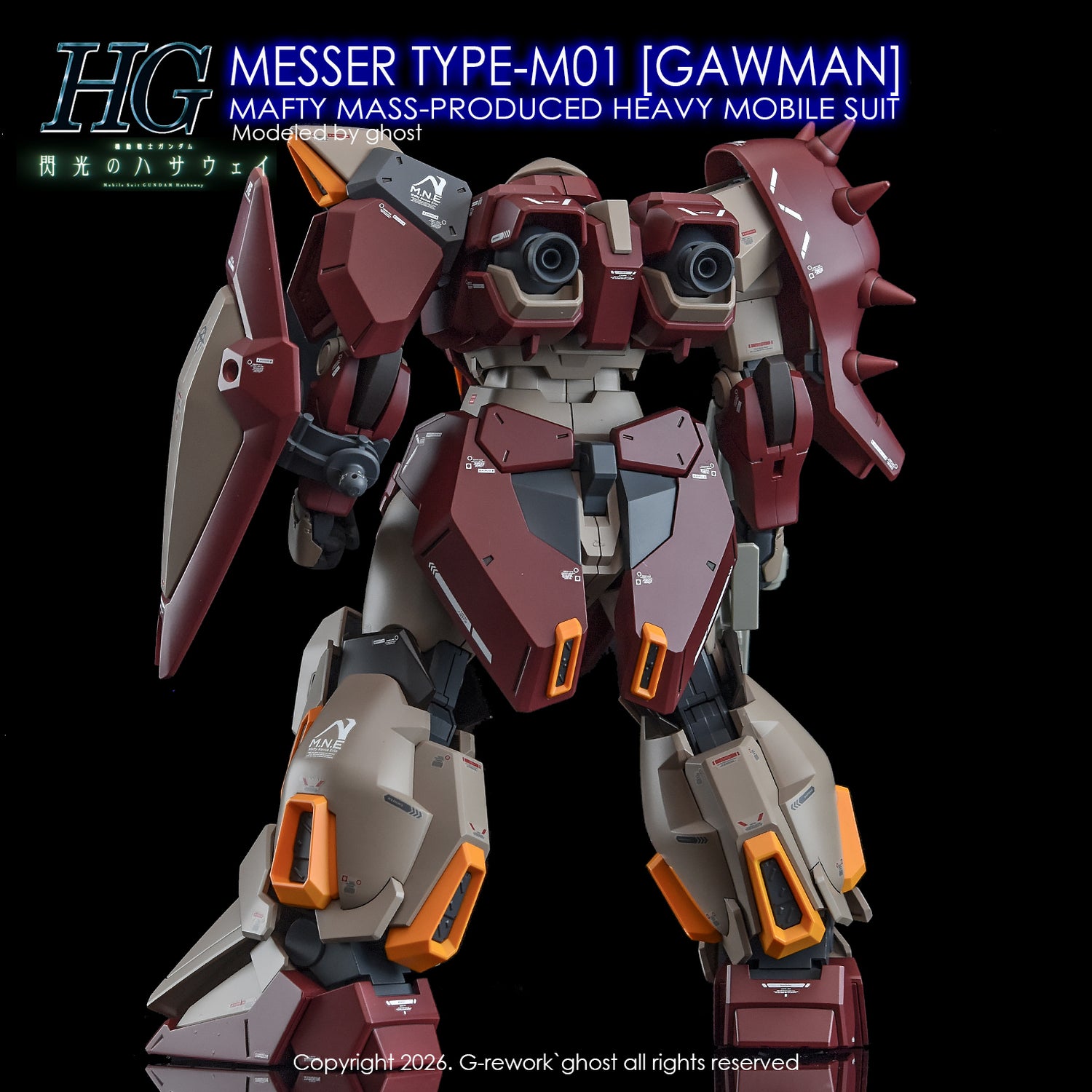 G-Rework Decal [HG] MESSER TYPE-M01 GAWMAN USE